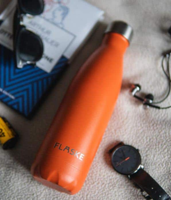 Flaske Drinkfles Mono RVS Dop [500 ml]