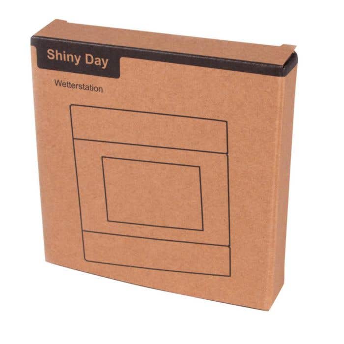 Weather station with alarm and aluminum cover Shiny Day