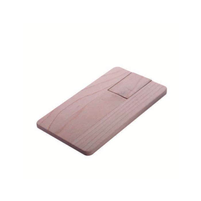 Wooden USB stick bank card