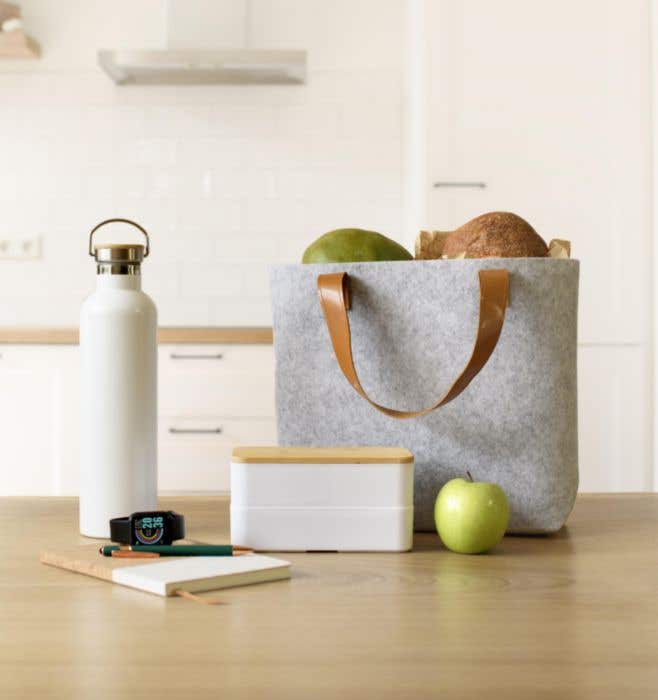 Boodschappentas Hunter | Gerecycled vilt