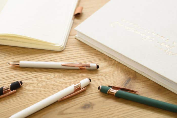 Stylus pen Anthony | Aluminium | Roségouden details