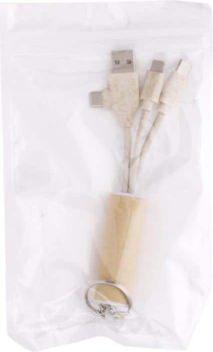 Sleutelhanger Tyson | Oplaadkabel | 3-in-1