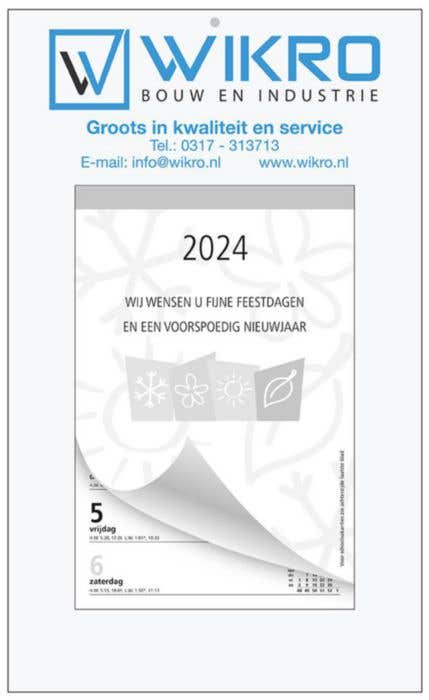 Weekblokkalender Full Colour Luxe