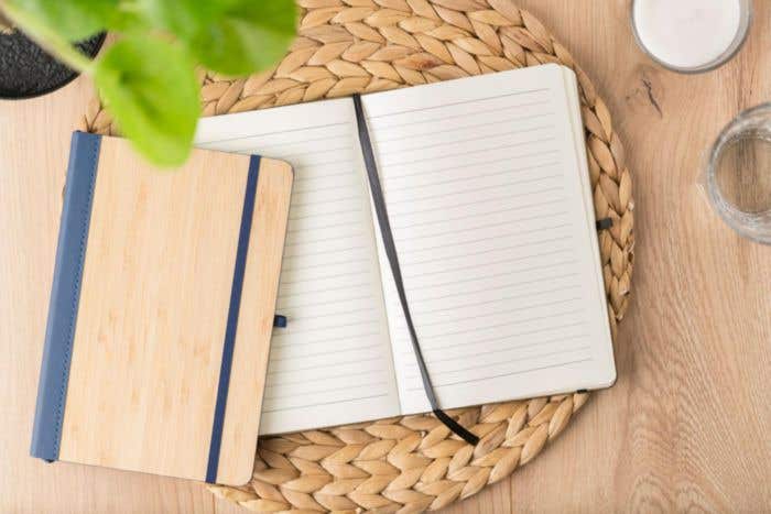 PU en bamboe notitieboek Dorita Original