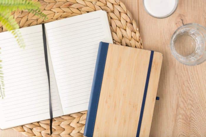 PU en bamboe notitieboek Dorita Original