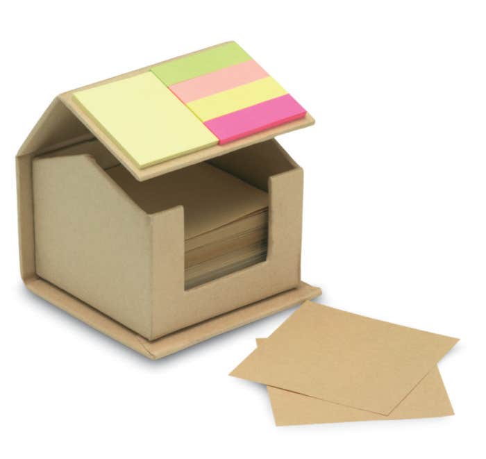 Recycled carton sticky notes RECYCLOPAD
