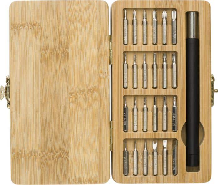 Schroevendraaierset Willow | Bamboe | 25-delig