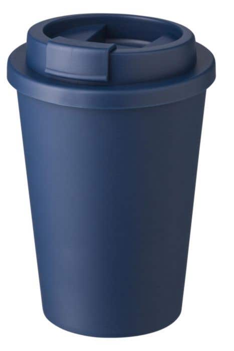 Reisbeker Gabriela | 350 ml | Dubbelwandig | Klikdeksel | Monochroom