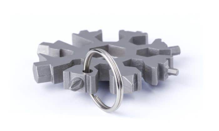 Sleutelhanger Abel | RVS |  Multitool | 17-delig