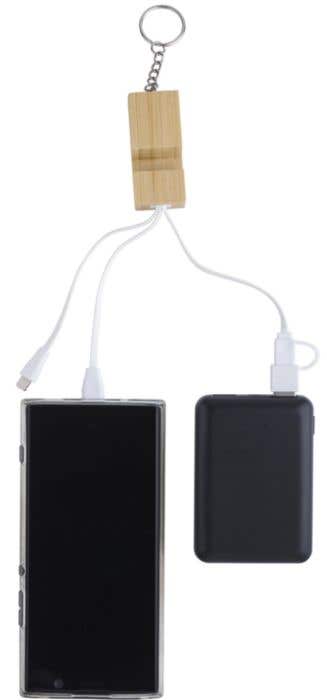 Bamboe Sleutelhanger Oplader Sutton