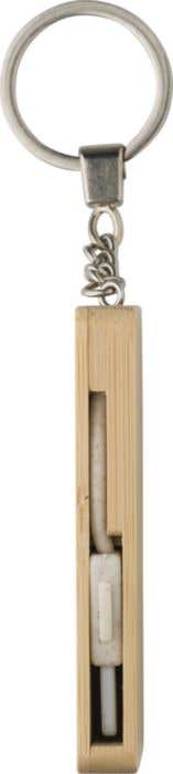 Bamboe Sleutelhanger Oplader Bianca