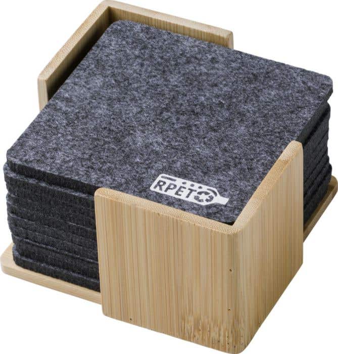 Onderzetter set Vilt rPET Lawrence