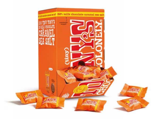 Tony's Chocolonely Tiny Melk Karamel Zeezout OOH Pack [900 gram]