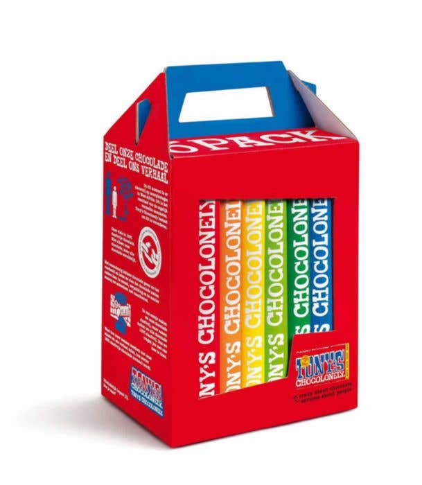 Tony's Chocolonely Rainbowpack Classic 6 repen [180 gram]