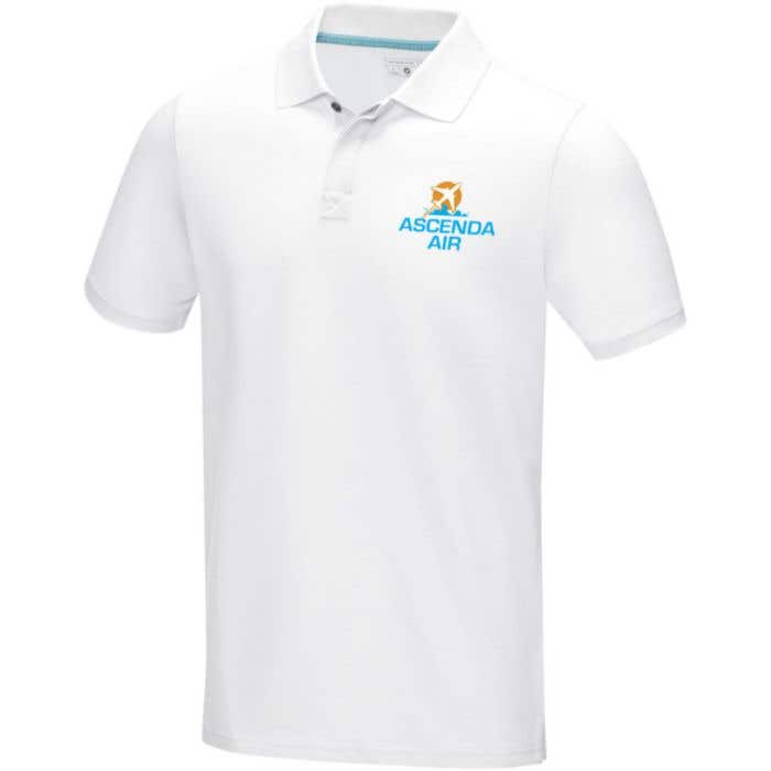 Gerecyclede Heren Polo Graphite