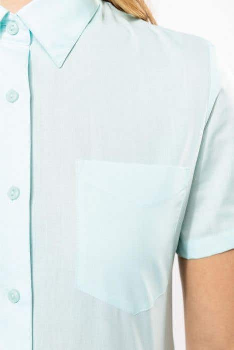 K548 Ladies' Ss Easy Care Polycotton Poplin Shirt
