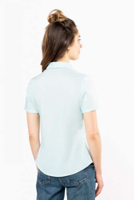K548 Ladies' Ss Easy Care Polycotton Poplin Shirt