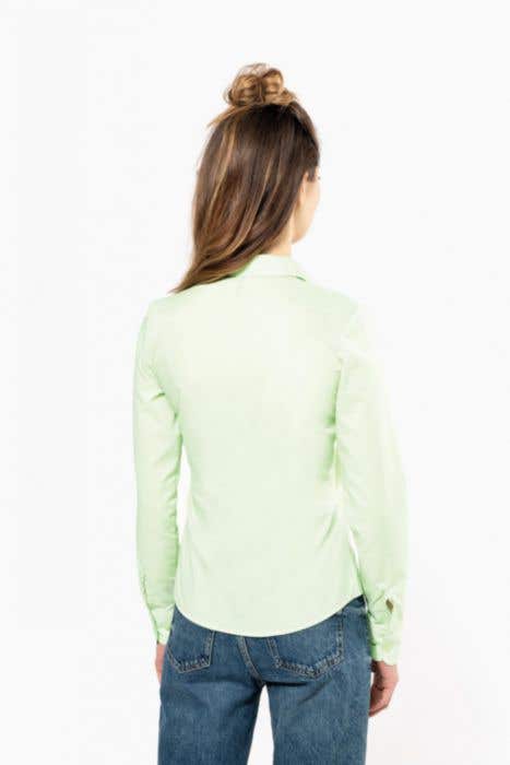 K549 Ladies' LS Easy Care Polycotton Poplin Shirt
