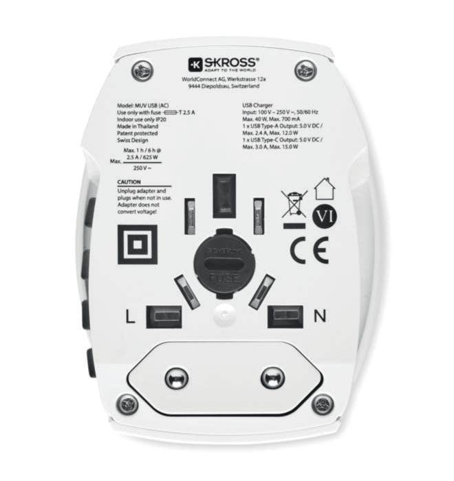 Wereldreis Adapter Skross
