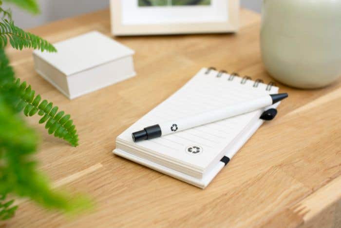 Notitieboek Tindra | A6 | Gerecycled | 70 pagina's | Blanco | Met pen