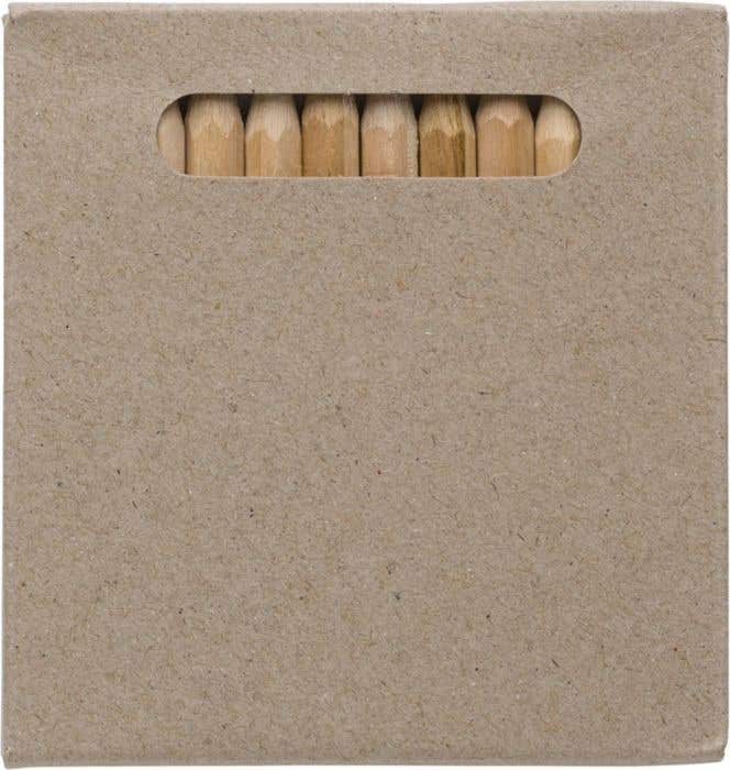 Naturel houten kleurpotloden [12 kleuren] Original