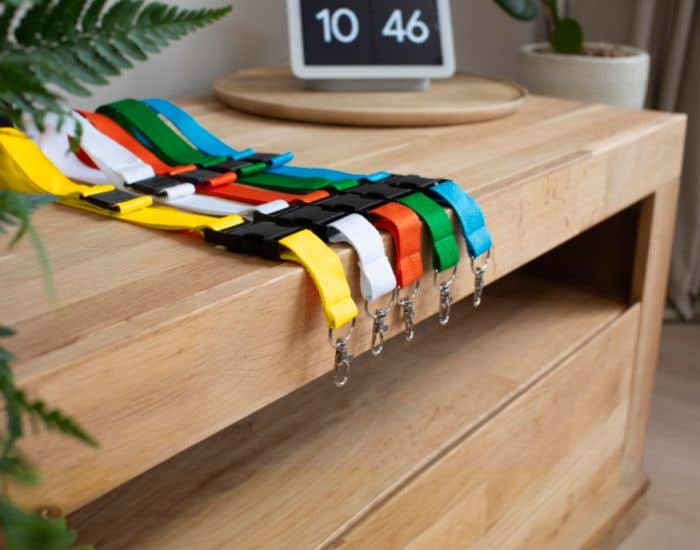 Keycord met klemgesp