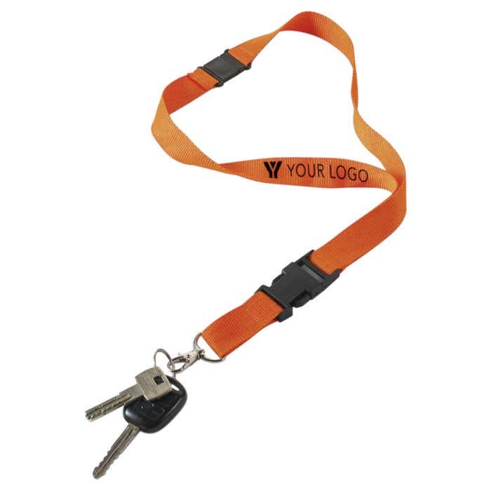 Keycord Bobbi | 2,5 cm | Buckle | Veiligheidssluiting