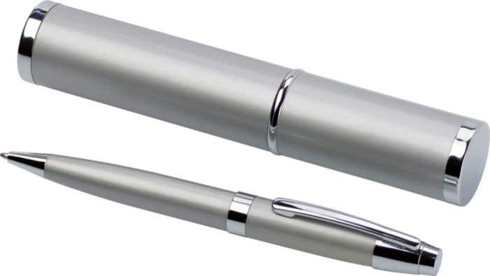 Balpen Mark | Metaal | Draaimechanisme | Luxe koker