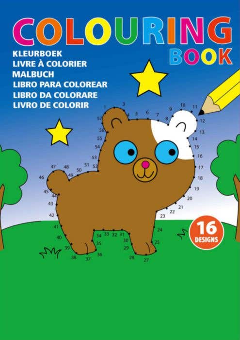 Kleurboek Constanze | A5 | 16 pagina's | Verbind-de-punten