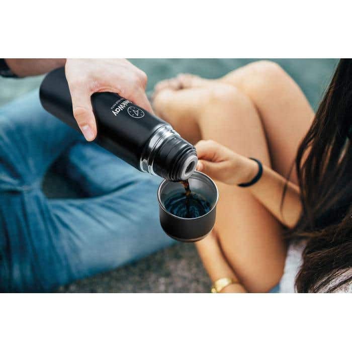 Dubbelwandige Fles En Bekerset [420 ml en 150 ml]