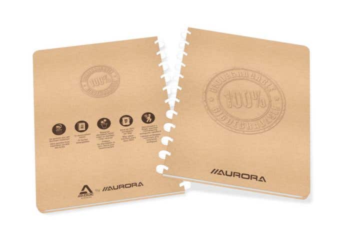 Aurora Wire-O Notitieboek Kraft [A4]