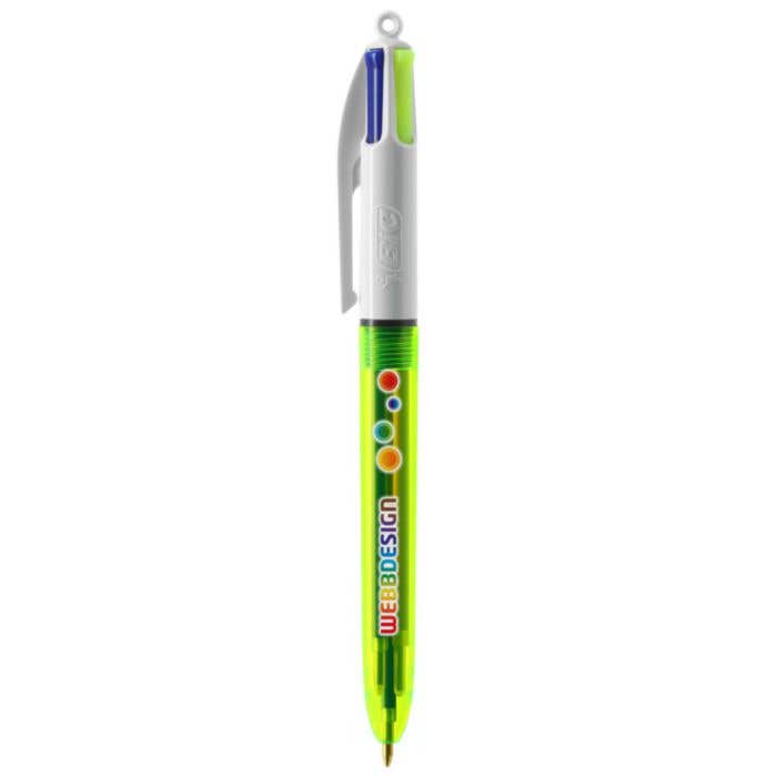 BIC® Balpen 4 Colours® Fluo [4-in-1]