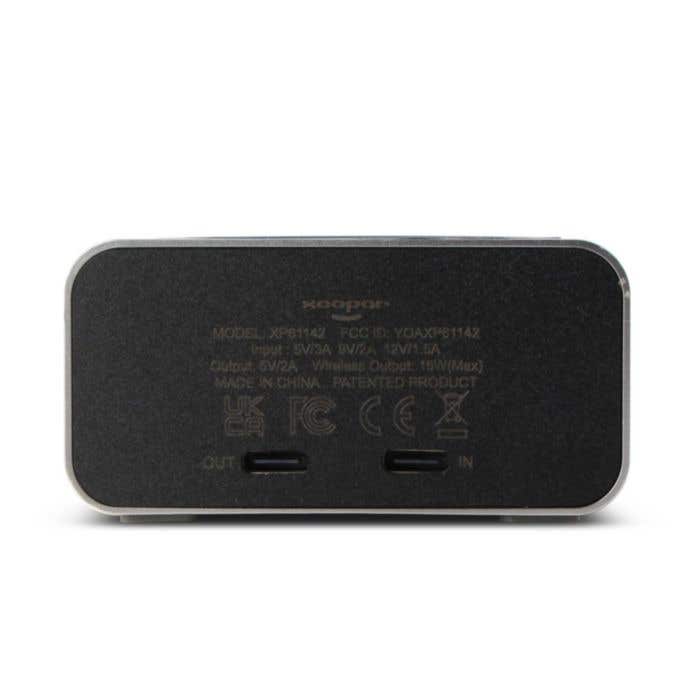 Xoopar Gerecyclede Klok Met Draadloze Oplader Reddi