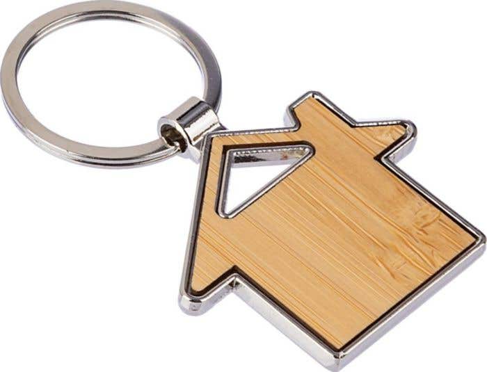 Sleutelhanger Bernd | Bamboe | Huisvorm