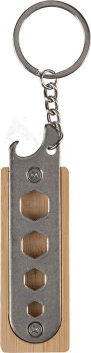 Bamboe Sleutelhanger Flesopener Klaus