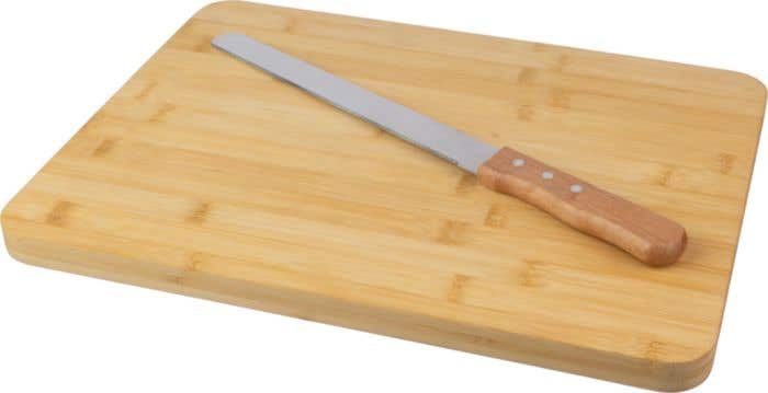 Snijplank Werner | Bamboe | Met broodmes | 30 x 40 cm