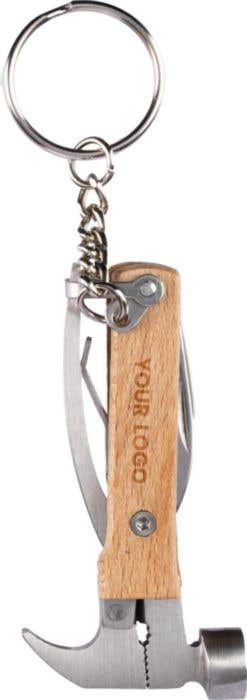 Bamboe Sleutelhanger Multitool Heinrich