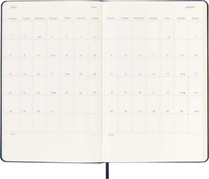 Moleskin Agenda L Hardcover Dagelijks