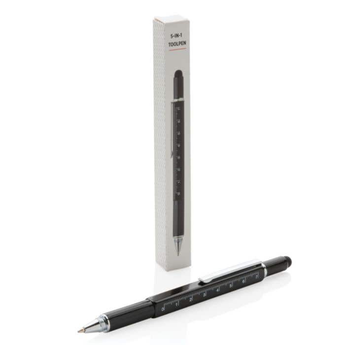 Aluminium toolpen 5-in-1