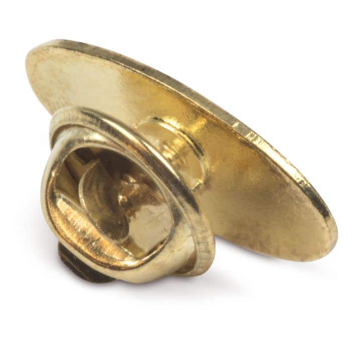 Metalen Button Opal [20 x 12 mm]