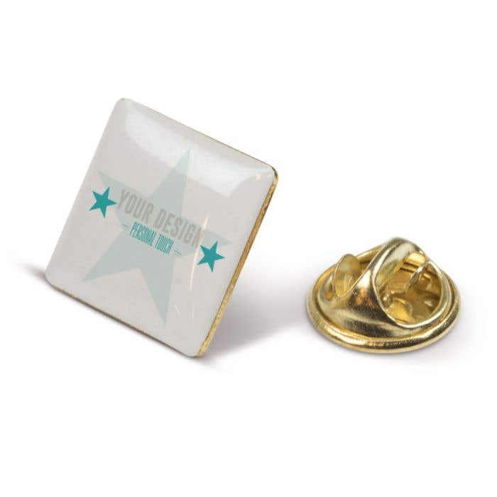 Metalen Button Butterfly [15 x 15 mm]