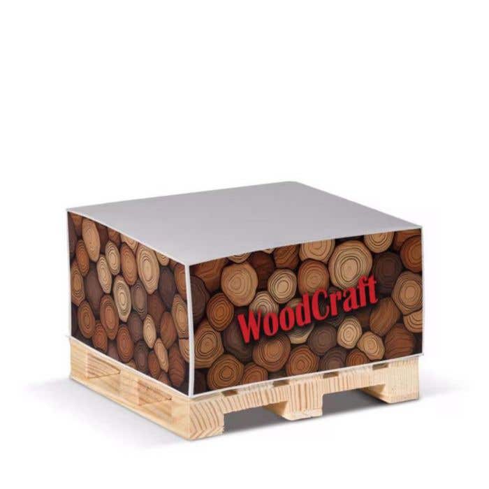 Memoblok Op Pallet Franky [10 x 10 cm]