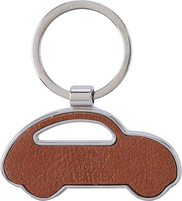 Gerecyclede Leren Sleutelhanger Joan