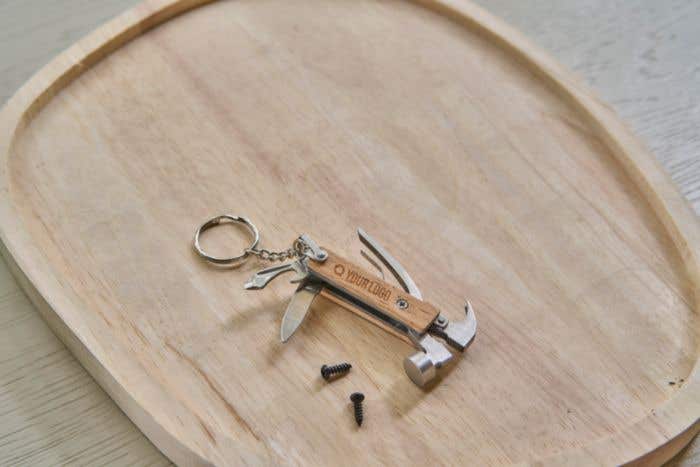 Bamboe Sleutelhanger Multitool Heinrich