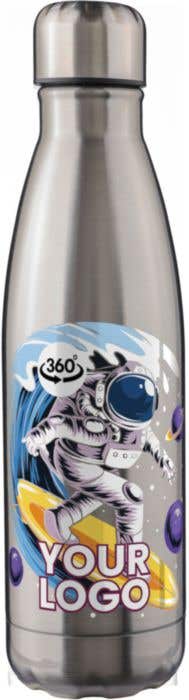 Drinkfles Lombok | 500 ml | Gerecycled RVS | Dubbelwandig