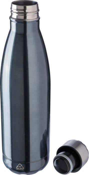 Drinkfles Lombok | 500 ml | Gerecycled RVS | Dubbelwandig