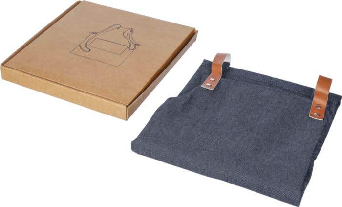 Keukenschort Greg | Denim | 2 voorvakken