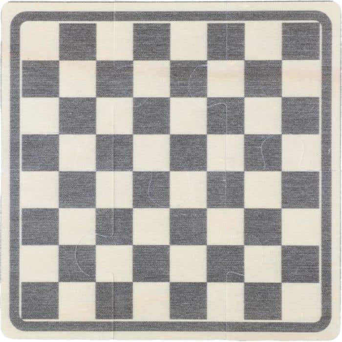 Schaak- en damspel Hank | Hout | Puzzelvorm | In katoenen zakje