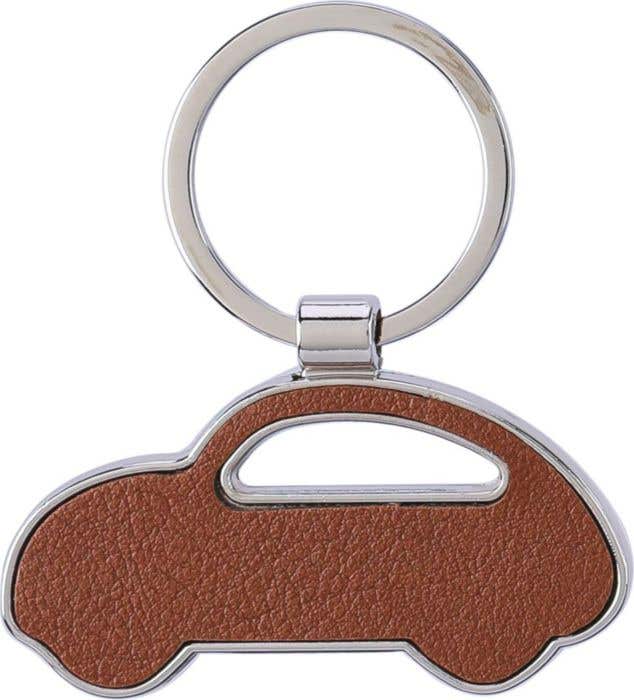 Gerecyclede Leren Sleutelhanger Joan