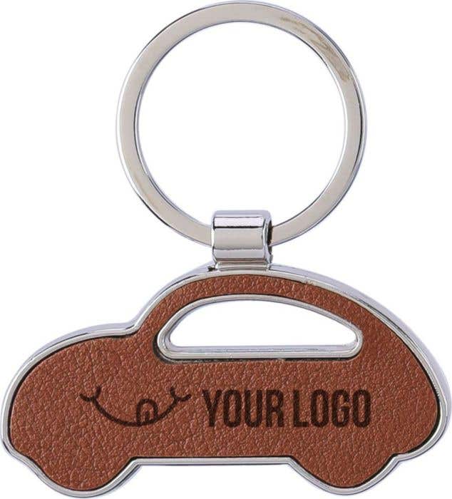 Gerecyclede Leren Sleutelhanger Joan